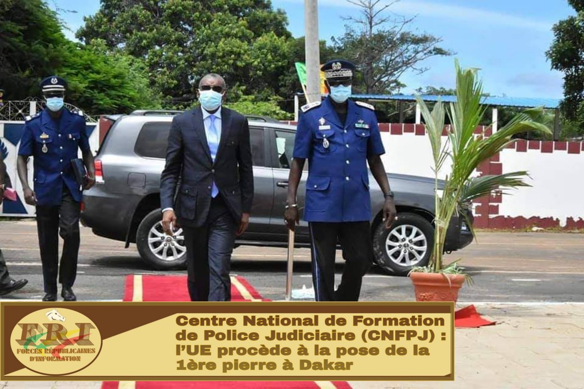 mahmoudaw4's tweet photo. L’Union européenne appuie le Sénégal pour renforcer les capacités des forces de sécurité. En présence du Ministre des Forces Armées, Mme Irène @IMingassonUE Ambassadrice de l'Union européenne (UE) a procédé à la pose de la 1ère pierre du Centre National de Formation de Police Jud https://t.co/nUz6RATPOy