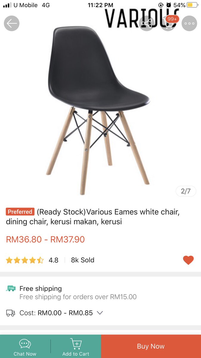 1) CHAIR Mcm korang nampak dlm ni, nilah kerusi yg mostly Korean drama guna. Cantik kan?! Blh jadikan as kerusi study or if beli banyak boleh guna untuk letak kat dapur. Berbaloi! Nanti barang sampai pandai2 la pasang sendiri   https://shopee.com.my/product/73721880/2075454948?smtt=0.0.9