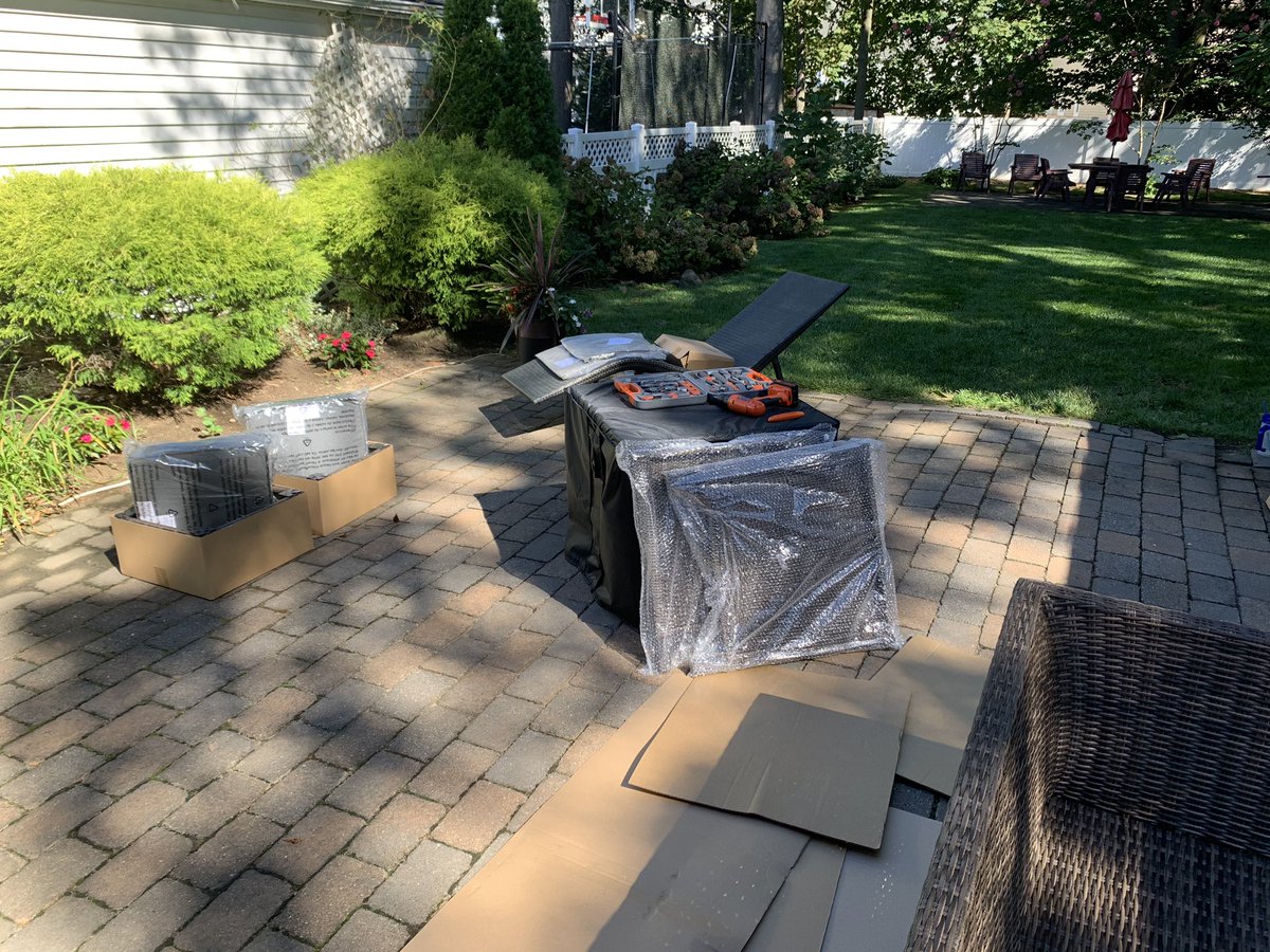 msstag's tweet image. @Walmart We just opened our patio set and had no hardware or instructions.  Hardware no longer available. Called #Walmart customer service and was told basically too bad. Wouldn’t provide refund.  Will never purchase from #Walmart again. Out $800. #CustomerServiceFailure