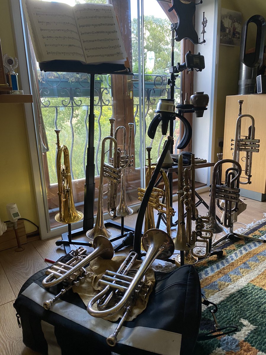 angela_whelan's tweet photo. Anyone know the collective term for trumpets? 😬#LetTheMusicPlay #Readytogobacktowork https://t.co/IZZqA57uv9