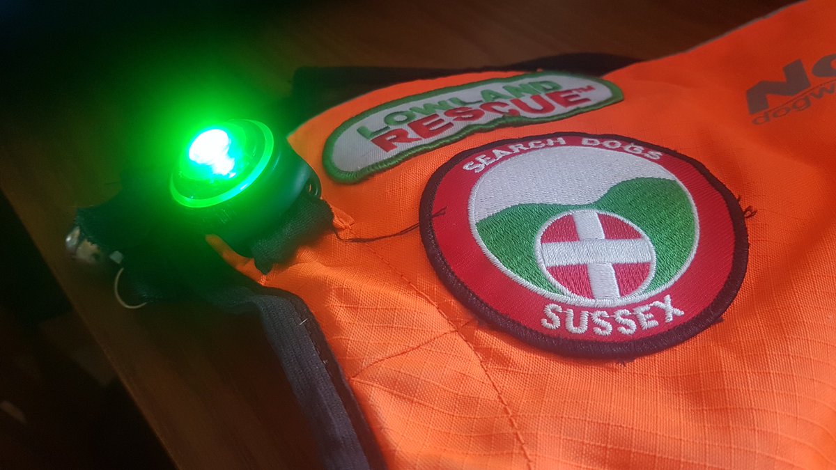 SpiceVizsla's tweet photo. Mums just put new batteries  in my #Orbiloc lights on my search vest.  It's important to check your kit regularly as we can be called out day or night to help look for a missing or vunrable person  🐾
#searchdog #workingdogs #k9 #rescue https://t.co/ObYDeNTbAX