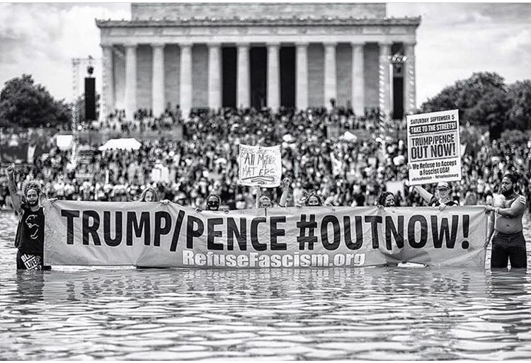 tmorello's tweet photo. Throughout the land today people will be out in force to confront, to condemn and to counteract racism, police brutality and the Trump/Pence regime. https://t.co/6Z2aiwCHyr