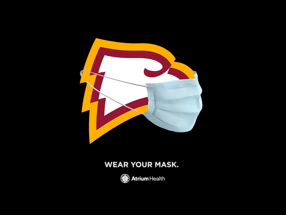 KelleyKish's tweet photo. Since 2001 Labor Day has included watching our student-athletes compete at home and contests in Hawaii, California, Chicago and Charlotte.  First time in 19 years without that. Please be safe this weekend, socially distance and  #RockAMask! 🦅 #RockTheHill 🦅 #EverStand https://t.co/b8wESjqfDw
