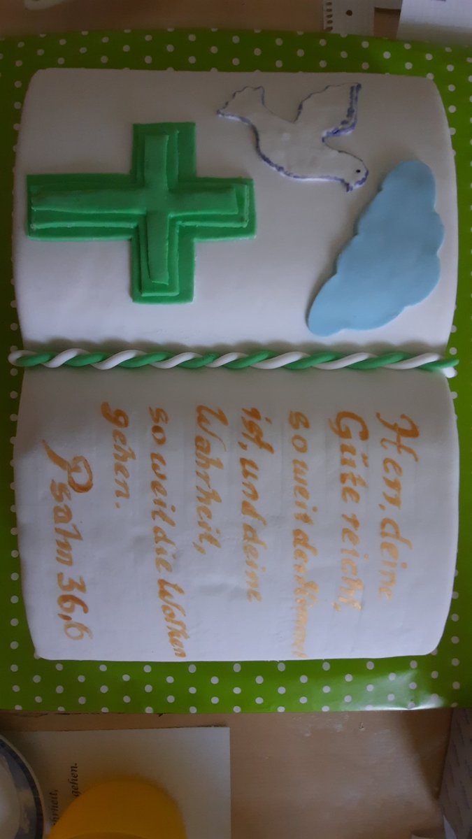 Nächste Konfirmation. Kuchen ist fertig...