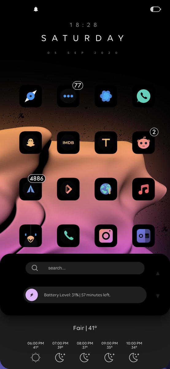 6Lucifer00's tweet photo. #Widget Leaf by @Enter_Apps
.
.
#ViolaBlack
.
.
#StatusBar Flies Status Bar by @Kal_Themes
.
.
#Notifications Minotaur by @Muirey03 https://t.co/edA9svYZ7m