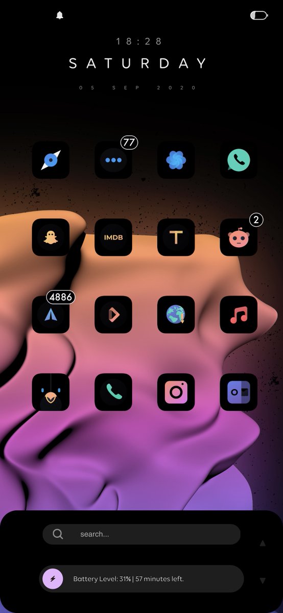 6Lucifer00's tweet photo. #Widget Leaf by @Enter_Apps
.
.
#ViolaBlack
.
.
#StatusBar Flies Status Bar by @Kal_Themes
.
.
#Notifications Minotaur by @Muirey03 https://t.co/edA9svYZ7m