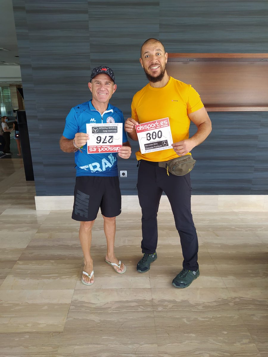 TrailMelilla's tweet image. El Club Trail Running Melilla ya tiene a sus dos corredores en la Subida Granada -Pico Veleta,(Bena y Miguel nuñez).
La salida sera a las 07:00 de la mañana con una distancia de 50km y un desnivel de 2750 metros.
Todos los socios y amigos del Club os deseamos una buena carrera.