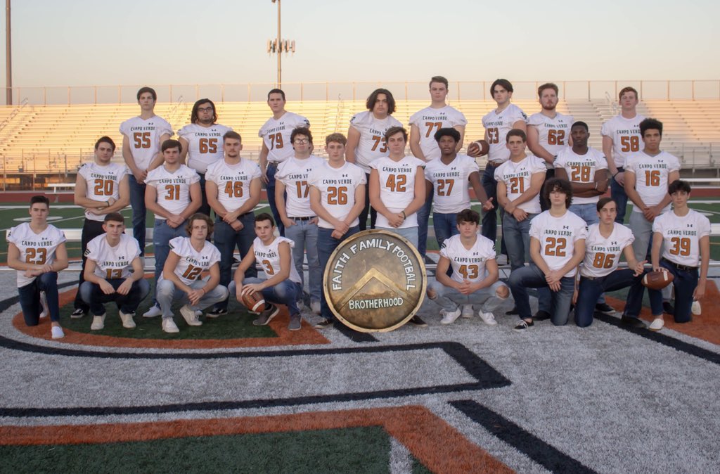 Senior season for this crew. Make it memorable. 💪🏼🏈🧡💚💪🏾 #classof2021 #choiceofchampions @CVHS_DrCox <a href="/CampoStrength/">Campo Verde Strength</a> <a href="/CampoStudentSec/">Campo Crazies</a> @CampoCounseling @CampoActivities <a href="/coachfreemancv/">CV Football</a> <a href="/CVHSYotes/">CVHS Updates</a>