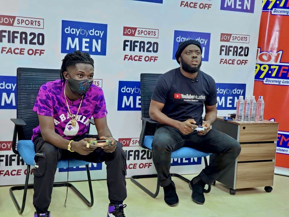 KuamiEugene's tweet photo. I Just Disgraced @kwadwosheldon 😂 He’s currently out of coverage area 🤣 #JoySportsFaceOff https://t.co/cwqbAS3zQ2