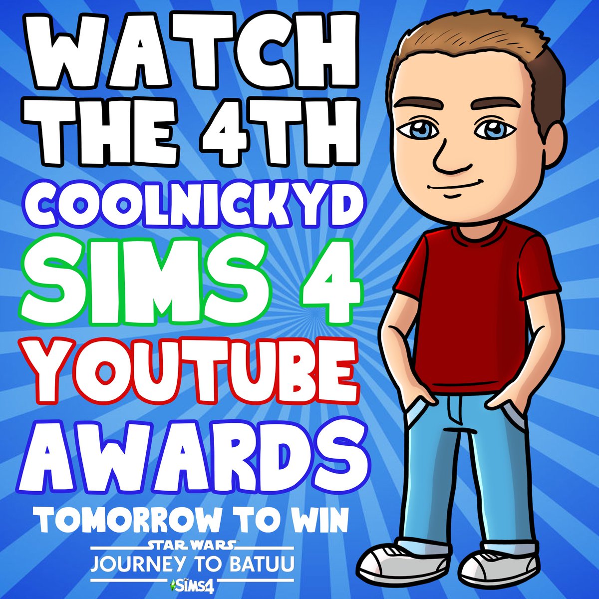 coolnickyd's tweet photo. The Coolnickyd Awards are coming in about an hour! Don’t miss it! 🏆🌀 https://t.co/Ztpau54hlO