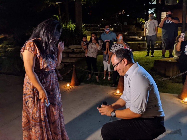 d_cardiel's tweet photo. Whoever has gone through this knows exactly the feeling!! #Speechless #loved #we’reengaged #stronglove #isaidyes #thankyoueveryone #latepost https://t.co/e8863yUrBx