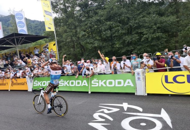 Enhorabuena a <a href="/NansPeters/">Nans Peters</a> del <a href="/AG2RLMCyclisme/">AG2RLMCyclisme</a> por su gran victoria hoy en <a href="/LeTour/">Tour de France™</a> con ROTOR 2INpower, el potenciómetro favorito del podium! #rotorbike #letourdefrance