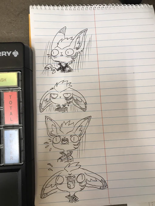 My work doodles today while at the front ? 