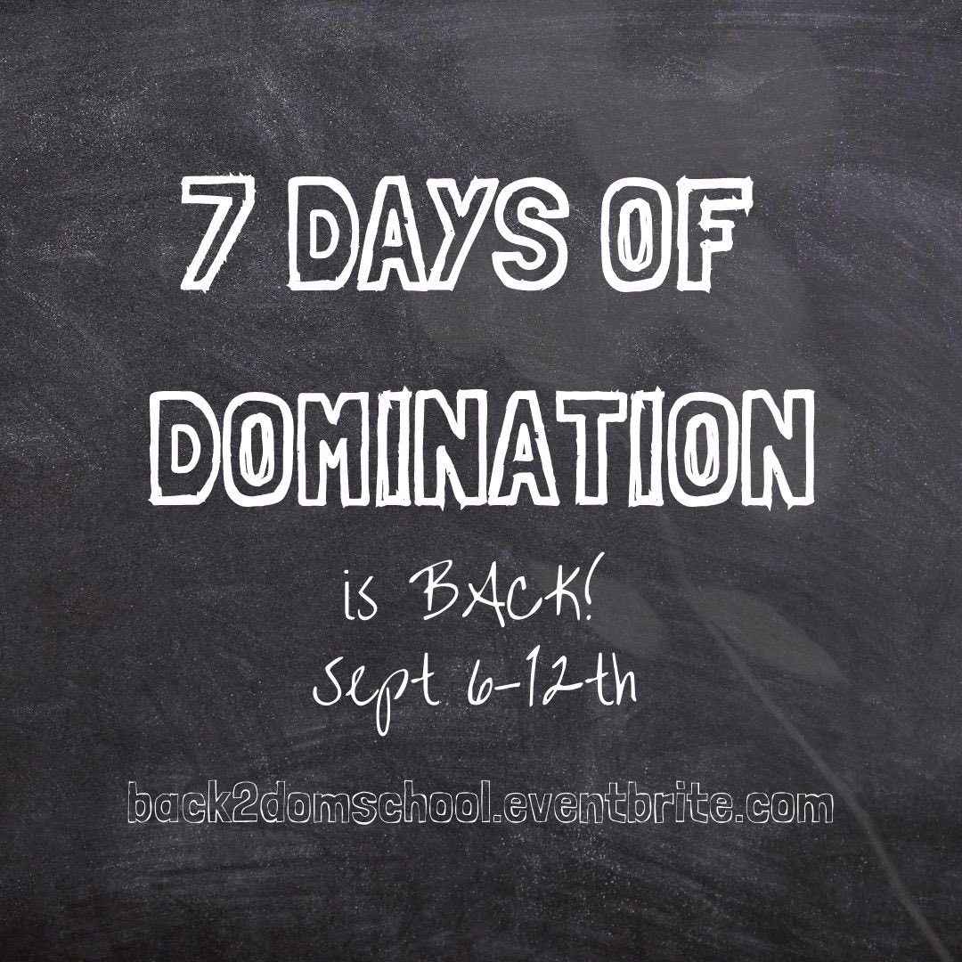 lolajeandotcom's tweet photo. Don’t forget about the back end! #7daysofdomination starts tomorrow. Are you ready? #everydamnday
https://t.co/yklLwiTX0f
@MzNikitaReign @DiaDynasty @AmazonMaddox @YesMissShayla @ladyeuphorianyc @MsBettieBondage @VivienneVai @mistress_sybil @Audrey_Fatale https://t.co/aNFAj1xr7r