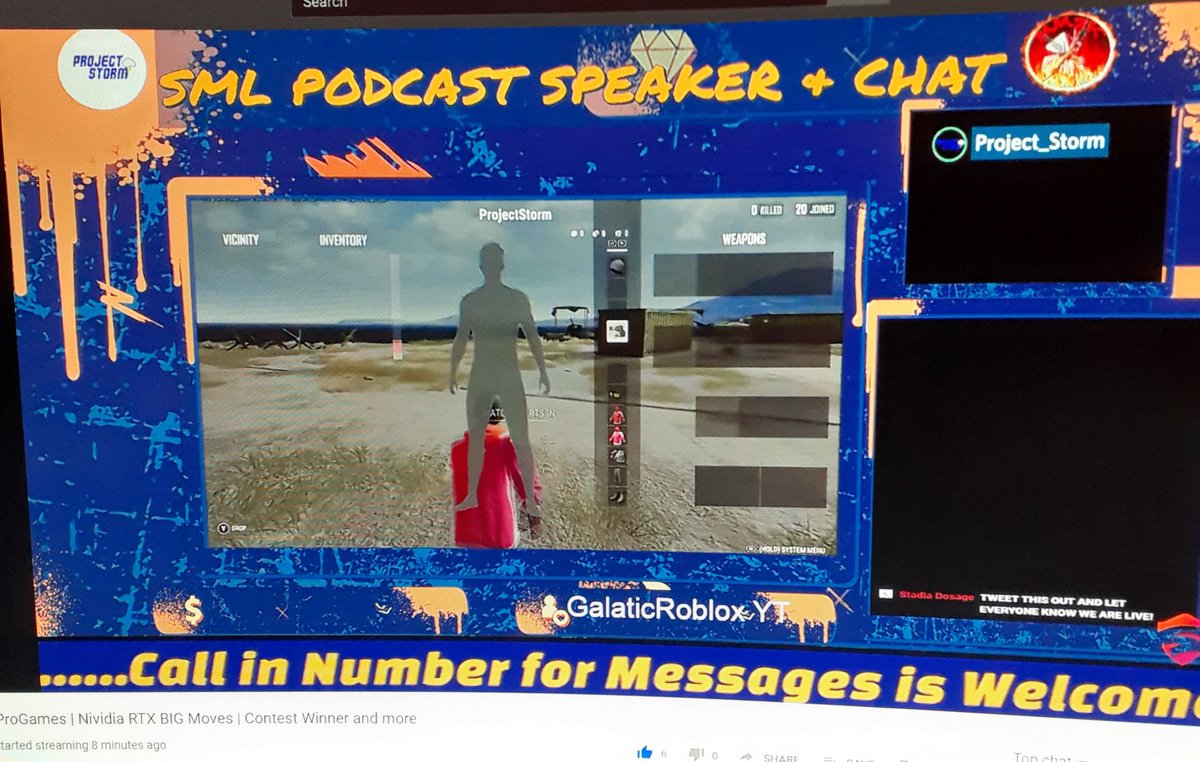 ray3473's tweet photo. https://t.co/ehGJ5u5Rxx
@TheNephophiliac and @MM2K 
LIVE NOW! 
SML PODCAST SPEAKER +CHAT 
#STADIA #GOOGLESTADIA #PROGAMES https://t.co/bSk22svWBj