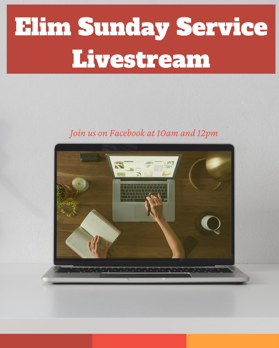 elimtabernacle's tweet photo. Join us for our amazing livestream services tomorrow morning at 10 and 12! Comment down below to let us know where you’ll be watching from. https://t.co/UpBGN2zGYB