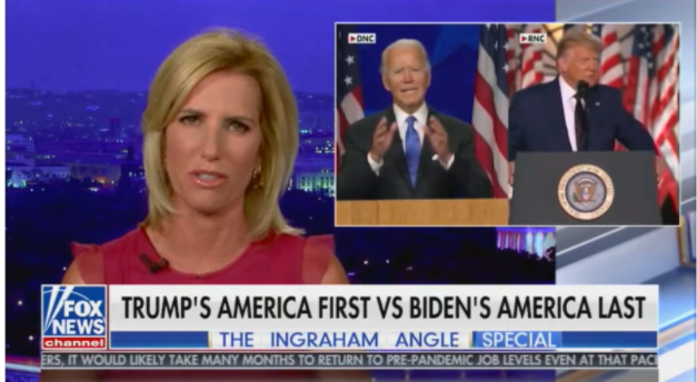 10 PM -- pre-taped Ingraham Angle “special." No Griffin.