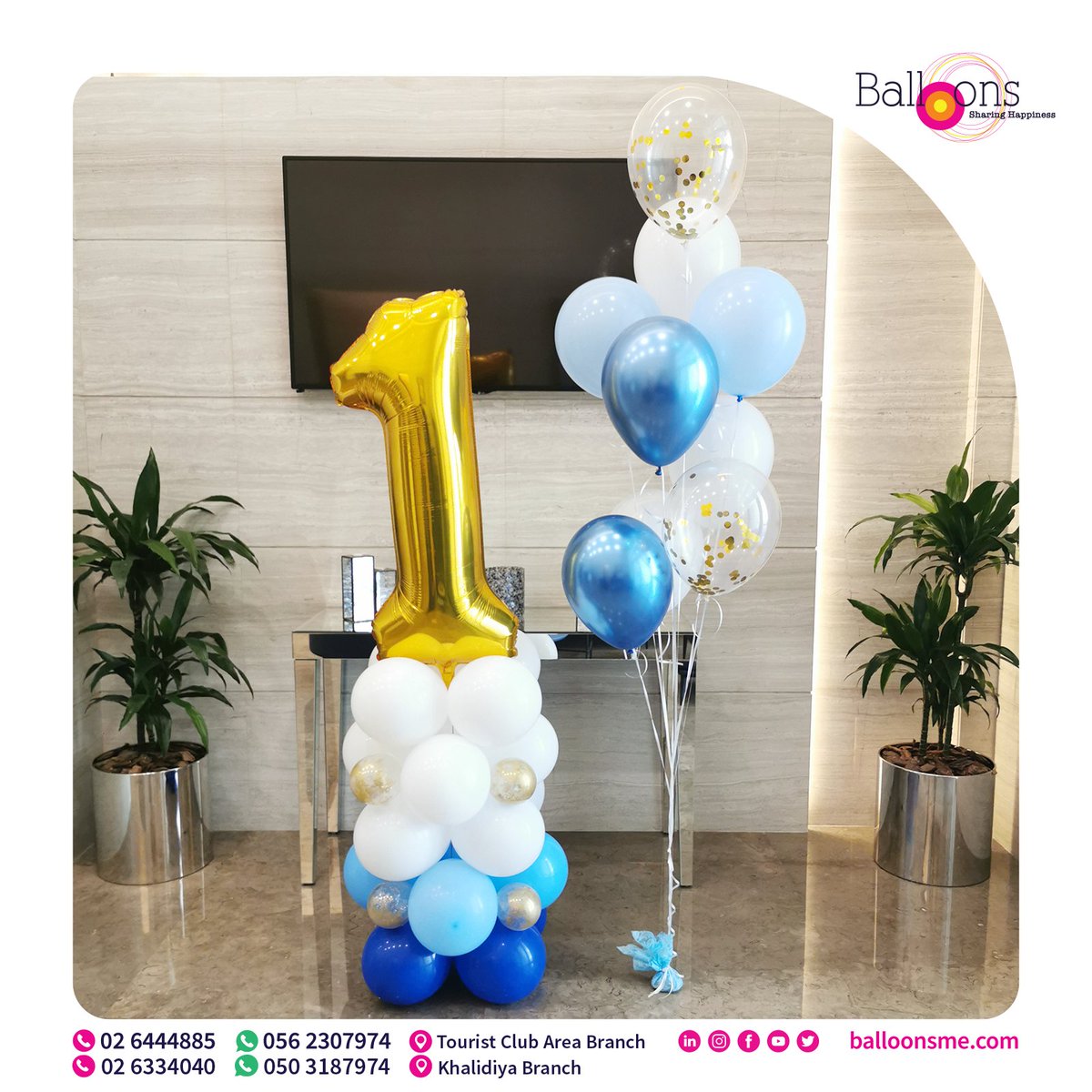 BalloonsCoLLC's tweet photo. Time flies so fast! Best wishes to the little one on his special day.

#sharinghappiness #balloons #balloonart #firstbday #birthday #weddings #parties #anniversary #event #youclick #wedeliver https://t.co/436xZ2XCn3