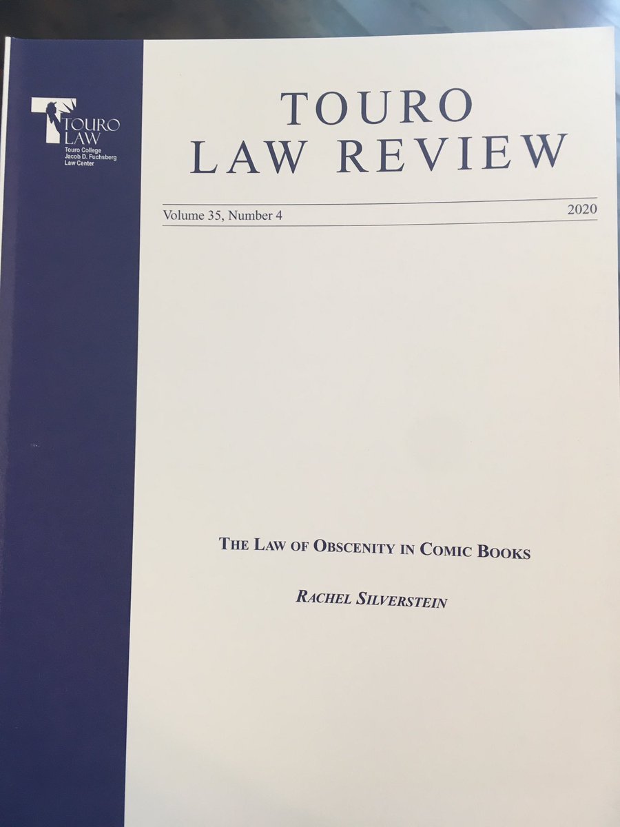 irrelephantidae's tweet photo. My copies of my published law review note finally came in today!! #comiclaw #lawschool https://t.co/LvY1p0m95z