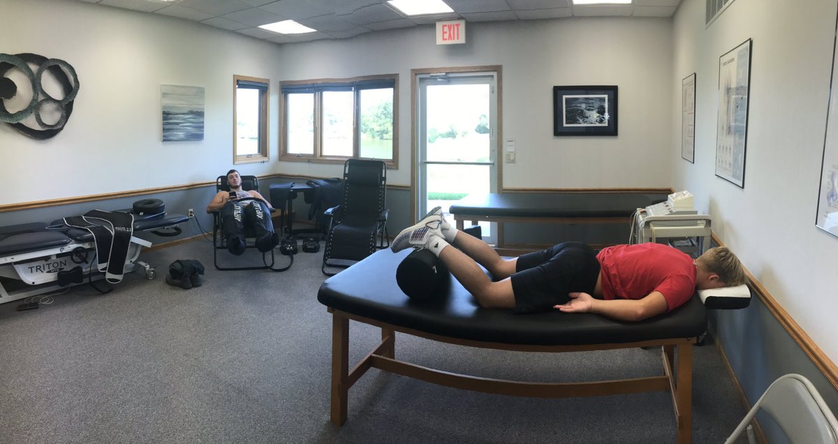 Mcphersonchiro's tweet photo. #IHWC Bruise clinic helping athletes recover! #pressuremakesyoufresher #cghseagles #notgonnawalkstifflegged #sportschiro #acasc #ccsp https://t.co/soVXMVpJwH