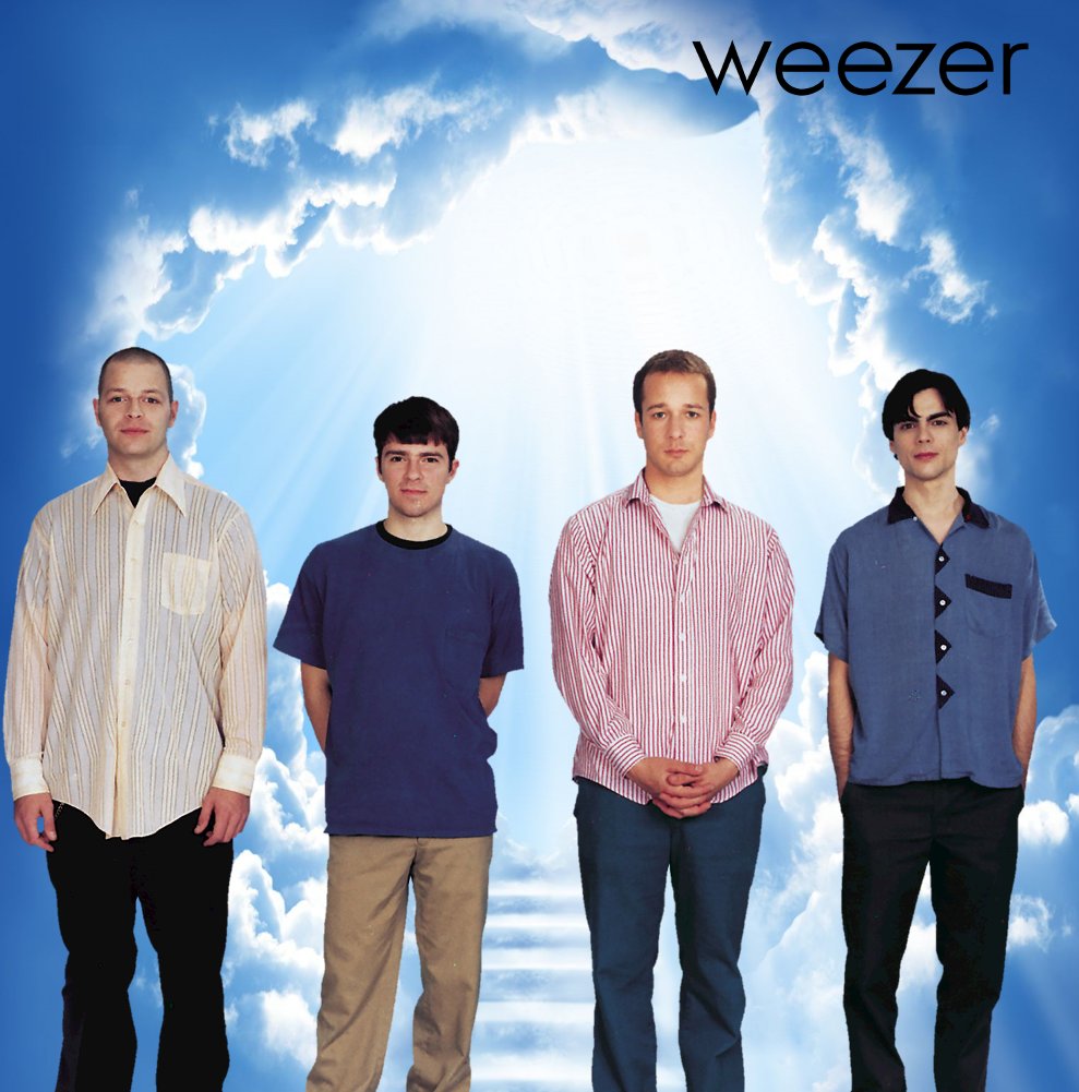 Weezer Blue Album Back Cover Weezer Blue Album Back Cover