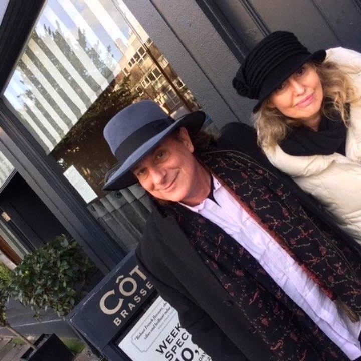 lucasgary's tweet image. With Caroline Sinclair at Cote in Hempstead Heath a few years ago photo by Ian Jackman