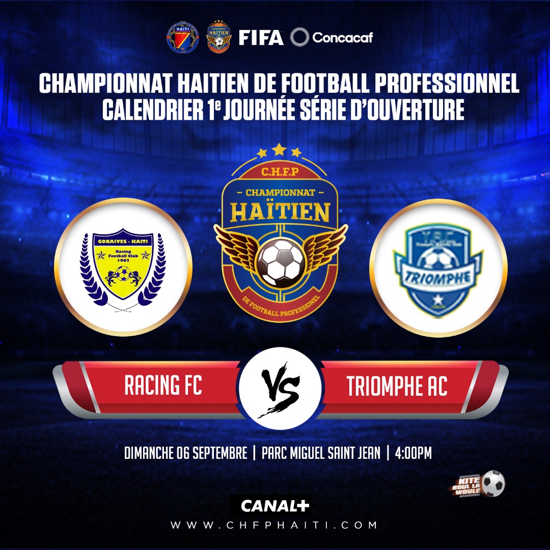 fhfhaiti's tweet photo. Tcheke akilè EKIP pa w la ap JWE? CHANPYONA NASYONAL🏆 #9MATCH🔥 🏆 #KiteBoullawoule⚽️🇭🇹 https://t.co/0665abTEkk