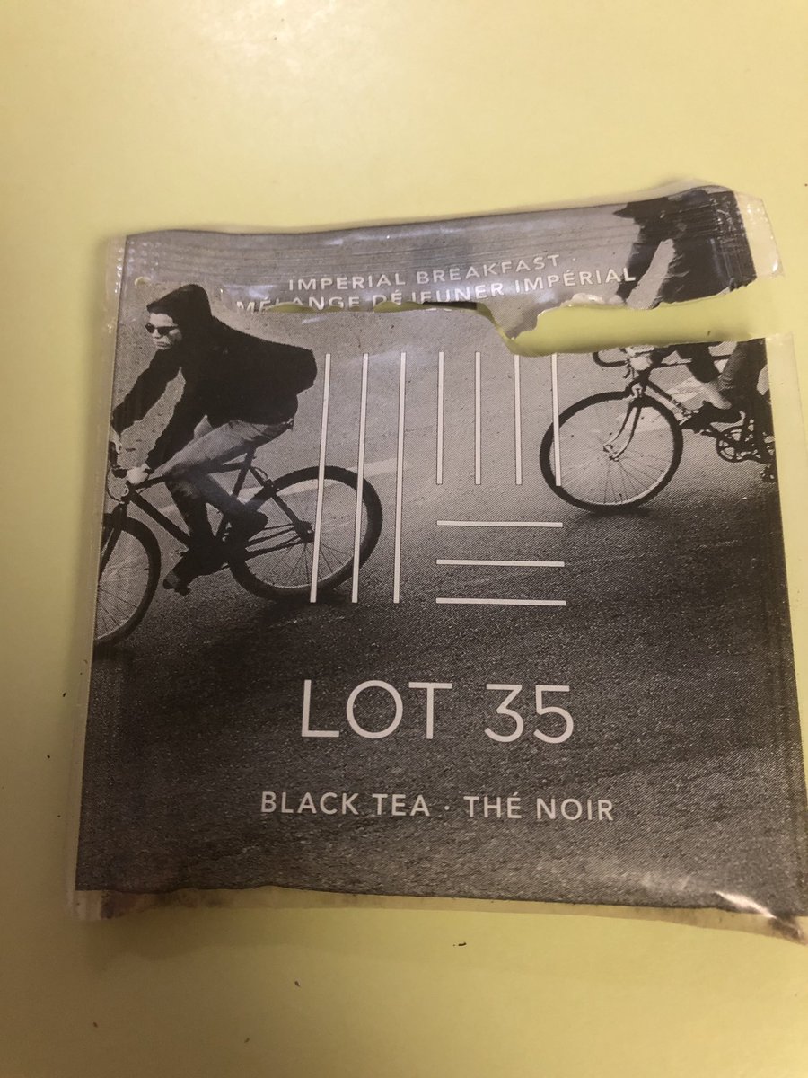 wendynather's tweet image. Using up my travel tea collection 😢 This one was from the Fairmont Princess in Montréal, from when I spoke at #VB2018.