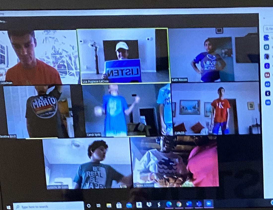 LSAAutismTennis's tweet photo. Virtual Tennis &amp; Yoga Saturday💙@LSAAutismTennis @goyotme @USTAFlorida #autismstrong https://t.co/LvMIqfHLKs