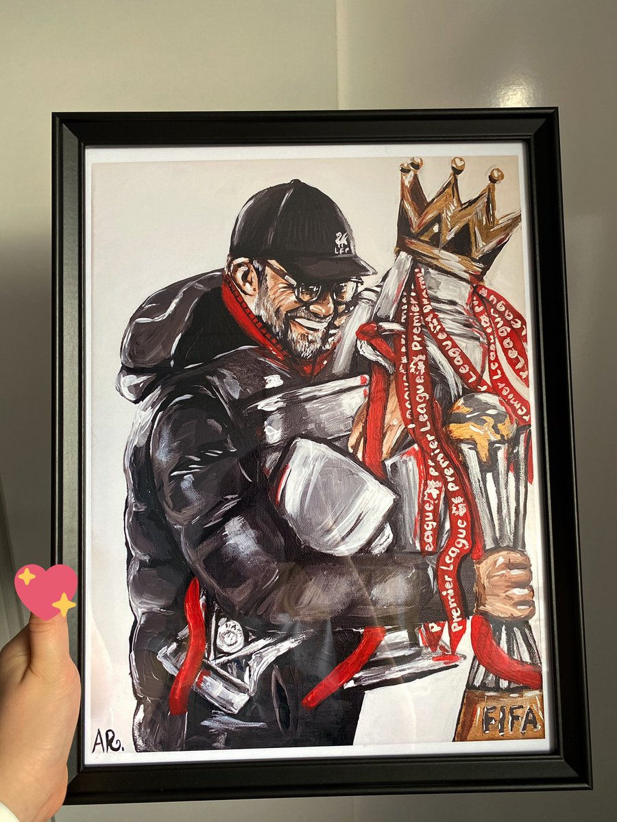 GIVEAWAY🏆:
As a massive thank you for all your amazing bids on the original painting and all of your orders of the A4 prints, I’ve decided to do a thank you giveaway! 

There will be 1 winner of this A3 framed print‼️
To enter:
Follow me❤️
Retweet this tweet❤️
Comment done❤️