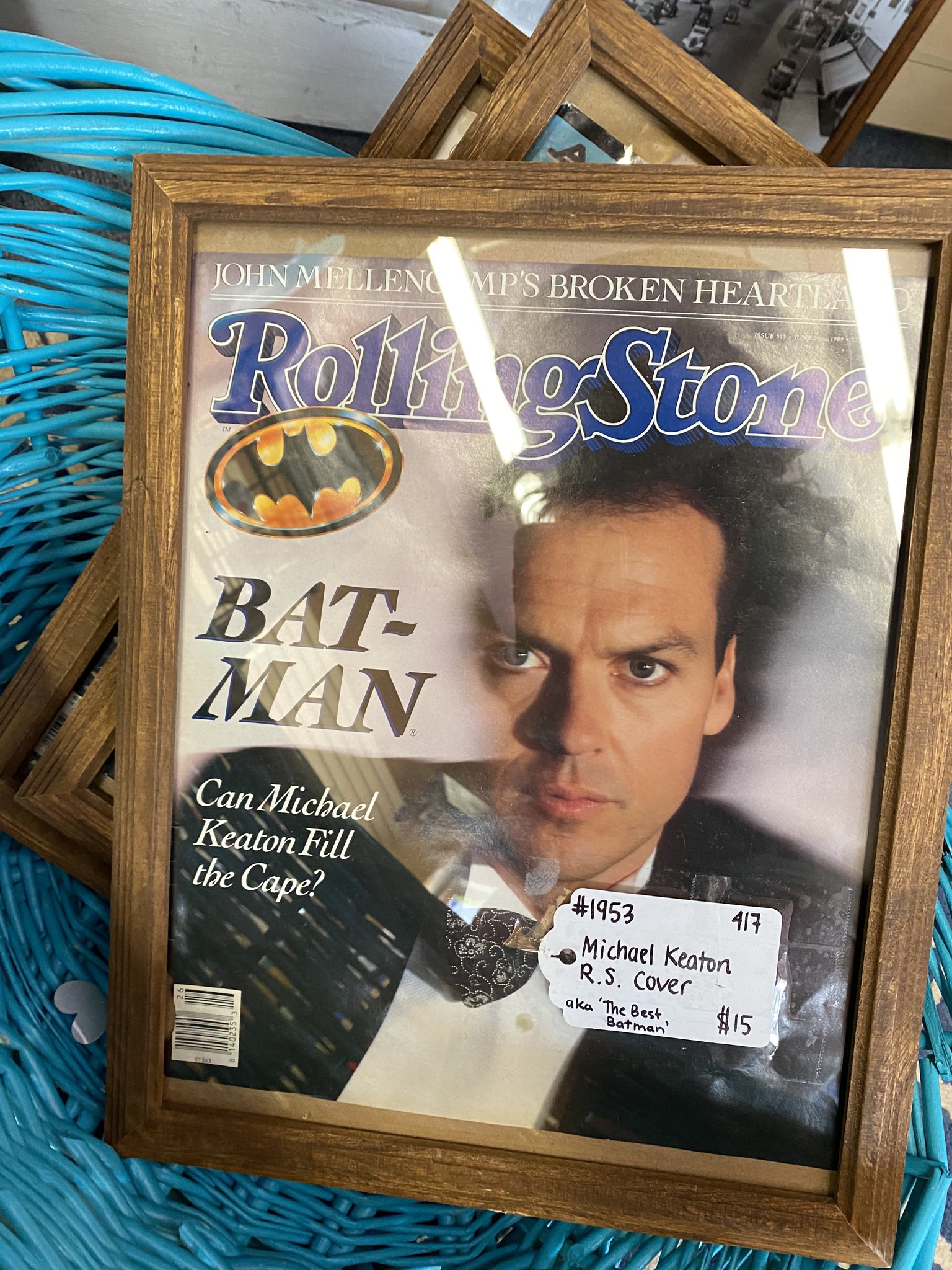 Happy birthday michael keaton!!! saw this at a vintage store the other day. should have bought 