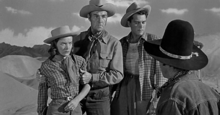 The Walking Hills dir. John Sturges (1949)- On the Calexico/Mexicali border, a kind of Sierra Madre riff.