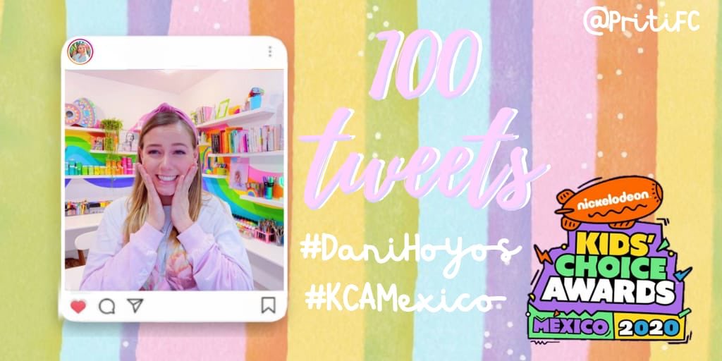 PritiFc's tweet photo. @PritiTeam ¡hola! Tenemos una meta muy importante para ustedes, ayúdennos a lograrla! 🥰 #KCAMexico #DaniHoyos https://t.co/Av0lIpPvNL