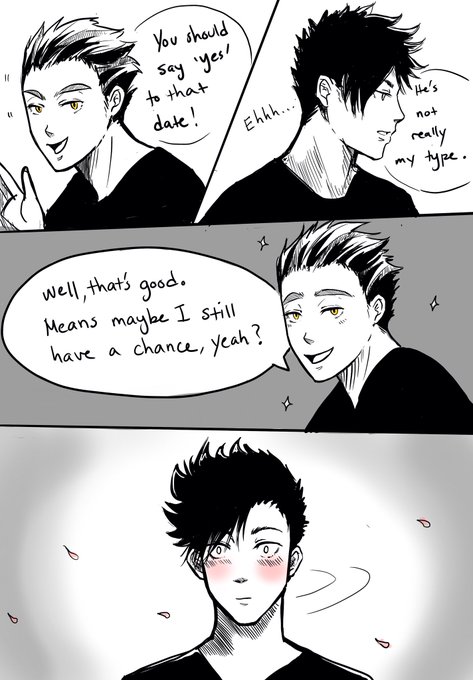 doki doki 
#bokuroo schmoop
dialogue by @pinkstarpirate ❤️ 