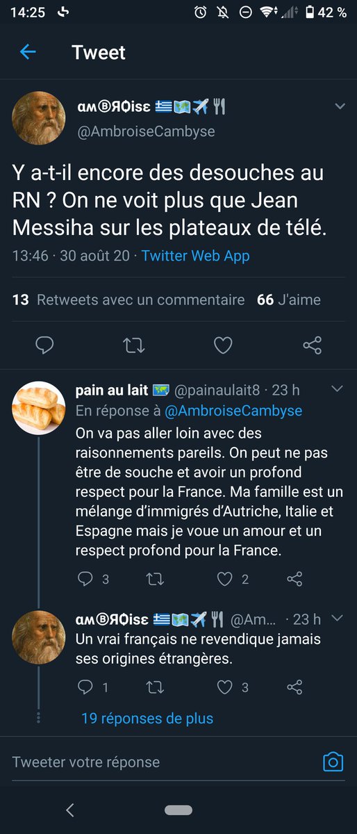 Isadiscpol's tweet photo. @Mr_Frexit @GregToussaint4 @Deputee_Obono Pauvre GToussaint, pauvre JMessiha... 
Ils bossent pour ceux qui vont de toute façon chercher à les "remigrationner", si l'on ne ferme pas les yeux sur les sentiments de ceux avec qui ils partagent leur haine des antiracistes universalistes. 
@GregToussaint4 @JeanMessiha https://t.co/aRwNG9PY7N