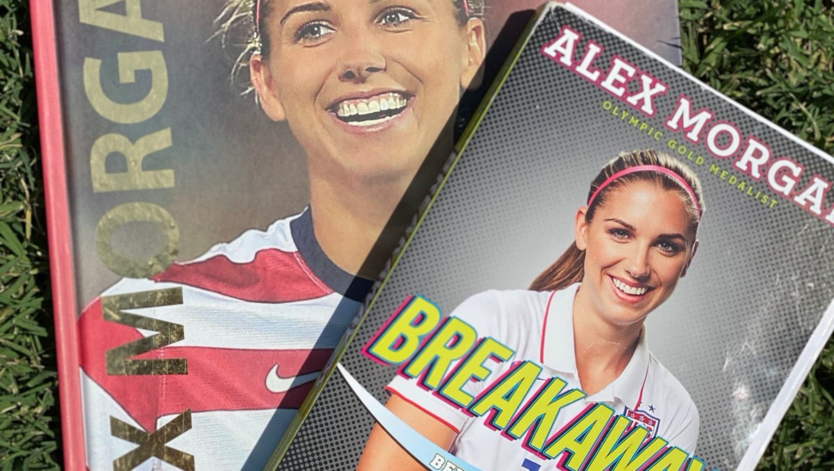 PracticeHeroUSA's tweet photo. It's #ReadABookDay. These @alexmorgan13 books are favorites in our house. What books are your little athletes into right now? 

#Books #Breakway #BeyondTheGoal #AlexMorgan #SportsBooks #BooksAboutAthletes #NeverTooManyBooks #HappyReading #PracticeHeroUSA https://t.co/HZ3dpNm4Ns