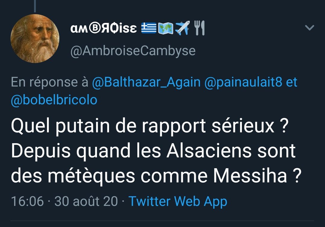 Isadiscpol's tweet photo. @GregToussaint4 Pauvre GToussaint, pauvre JMessiha... 
Ils bossent pour ceux qui vont de toute façon chercher à les "remigrationner", si l'on ne ferme pas les yeux sur les sentiments de ceux avec qui ils partagent leur haine des antiracistes universalistes. 
@GregToussaint4 @JeanMessiha https://t.co/be6z2191yf