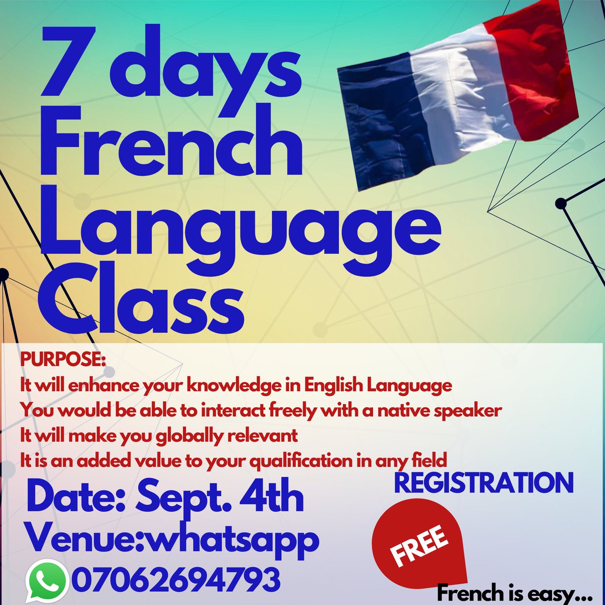 French Outside Classroom tweet media