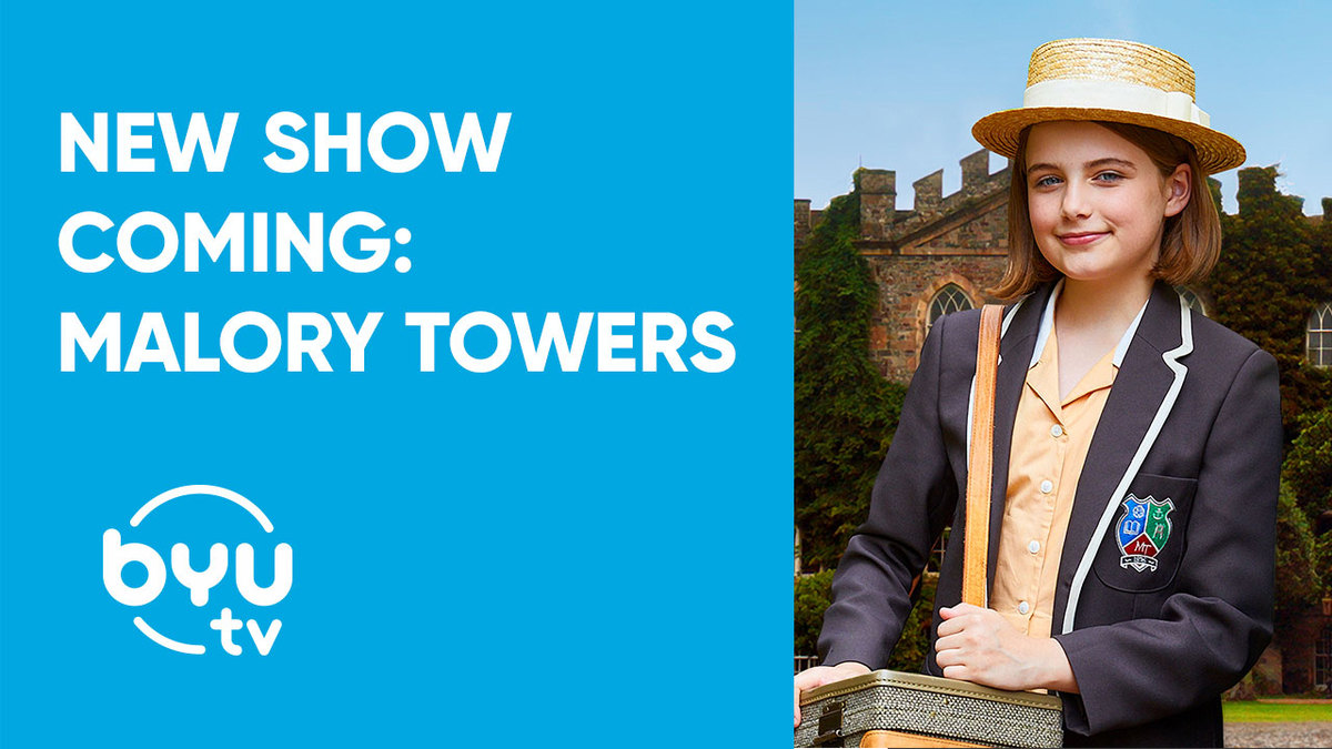 We are excited to announce the arrival of our brand new show, Malory Towers, which follows the adventures of Darrell at her all-girls school! 🎉 Watch the trailer HERE! ➡️ bit.ly/MaloryTowersPr… ⬅️ #BYUtv