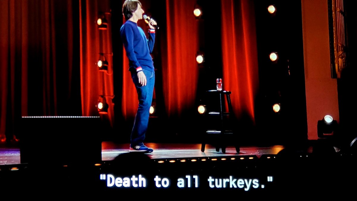 kirt_connor's tweet photo. Not sure what I did to anger @DemetriMartin but I sincerely apologize #NotAllTurkeys https://t.co/8wcjQ6UNCm