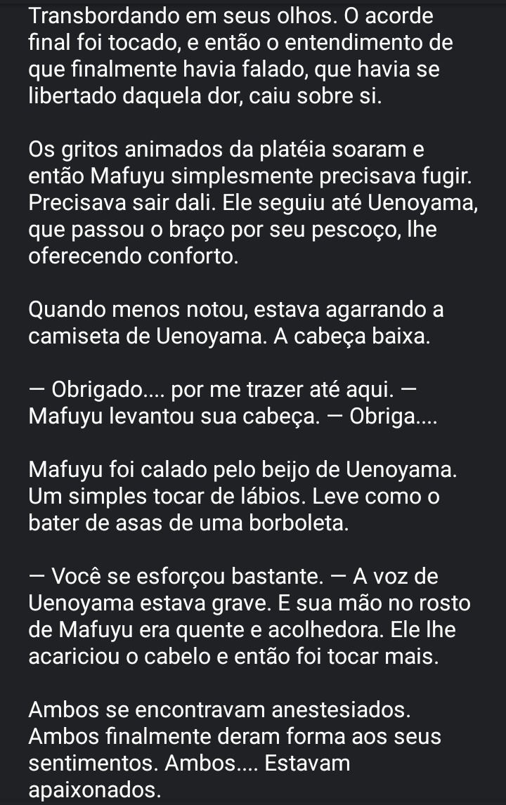 O acorde que mudou a vida de Mafuyu e Uenoyama