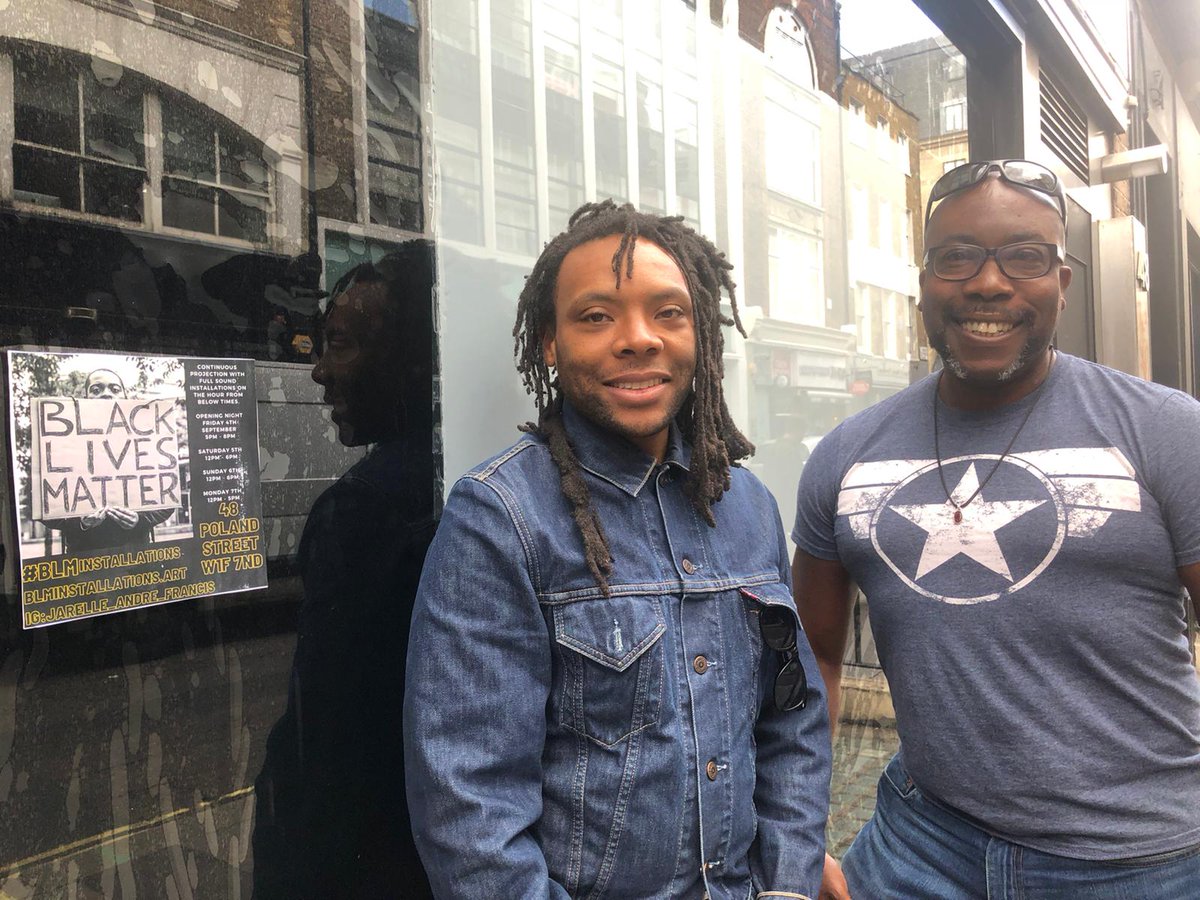 PdlPoet's tweet photo. Humbling to visit Jarelle Andre Francis' exhibition featuring my poem "The Skin I'm In" and other fantastic contributions.
Go visit/support one of the exhibitions if you are able. Very moving
You are a star Jarelle.
#blminstallations
https://t.co/Xb3QZNFinY https://t.co/z9N0e9jIpe