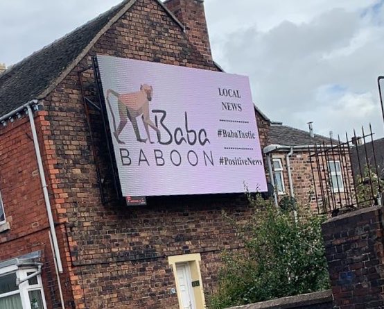 Please say hello to BabaBaboon - thank you <a href="/Stokebillboard/">Stoke Billboard</a> 🤩 #BabaTastic #PositiveNews