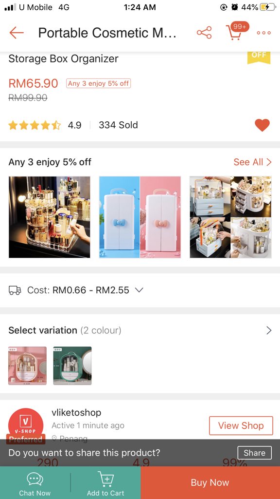 18) SKINCARE ORGANIZER This one tak kisah untuk lelaki perempuan untuk simpan skincare dorang takdelah barang tu bersepah. Tapi ada lagi jenis yg lain2 nanti I akan letak kat bawah. Ni adalah antara salah satu organizer utk skincare  https://shopee.com.my/product/95547656/6916463168?smtt=0.0.9