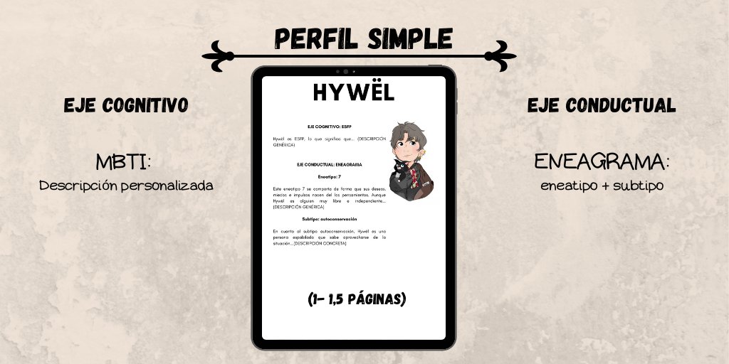 susanamatondo's tweet photo. ¡ESCRITORES! ¿Necesitáis ayuda para la arquitectura psicológica de vuestros personajes? Os propongo algo...

Hace un tiempo me pidieron ayuda tipo "comission" para creación de personajes y pensé que igual interesaba a más gente.

Así que he pensando mucho tiempo en anunciar esto: https://t.co/PZI9QYnE9k
