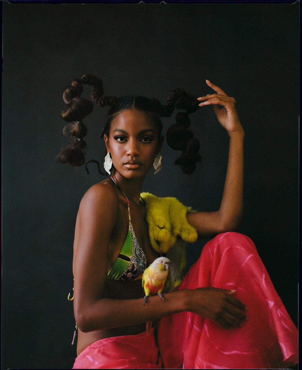 CHRYS4LIS_'s tweet photo. I’m really proud to share these photographs I captured of Ebonee Davis styled by Damaris with hair by Fesa Nu and face by Alana Schober 
🧚🏾‍♀️💞🦋 https://t.co/6D5utK6L6o