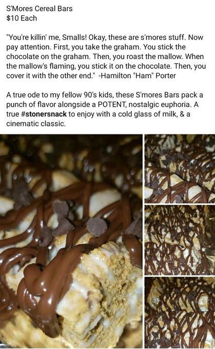 S'Mores Bars $10 each  #smores #chocolate #yummy #dessert #homemade #Yum #foodie #foodies #delicious<a href="/tag/smores"class="tags">#smores</a><a href="/tag/chocolate"class="tags">#chocolate</a><a href="/tag/yummy"class="tags">#yummy</a><a href="/tag/foodie"class="tags"><span>#foodie</span></a><a href="/tag/dessert"class="tags"><span>#dessert</span></a><a href="/tag/delicious"class="tags"><span>#delicious</span></a><a href="/tag/homemade"class="tags"><span>#homemade</span></a><a href="/tag/seattle"class="tags"><span>#seattle</span></a>