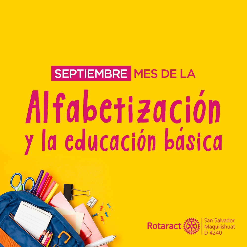 En septiembre conmemoramos el Mes de la Alfabetización y la Educación básica celebrando nuestros logros y reafirmando nuestro compromiso para con la educación. 📚🍎
