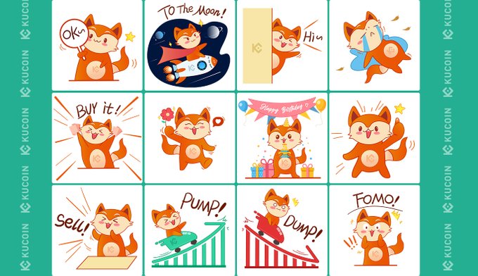 KuCoinPortugues's tweet photo. Nosso novo pacote de stickers #KuFox JÁ ESTÁ DISPONÍVEL na comunidade oficial da #KuCoin no Telegram! 😍
Junte-se ao grupo para obtê-los agora ⬇️
https://t.co/noLHlkAbP0
#KuCoinTurns3 https://t.co/pTWrBAZtqS