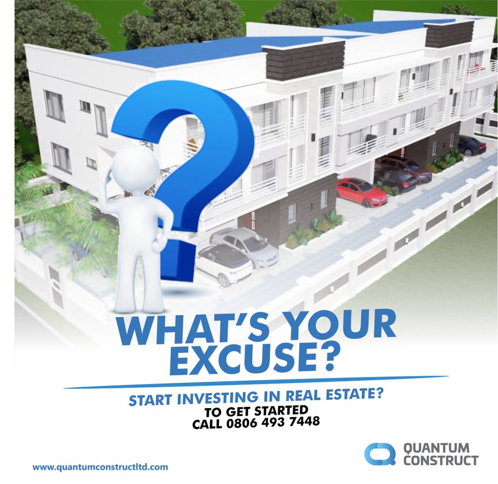 Quantum_ng's tweet photo. Quantum construct your ideal home for investment today 👍
https://t.co/O8XyCR54nE
Info@quantumconstructltd.com
#Quantumconstruct #Realestate #Construction #Investment #Abujarealestate #Nigeriarealestate ##Realestatefacesyoucantrust
#thequantumadvantage
#Quantumconstructltd https://t.co/rhMHtQKuJk